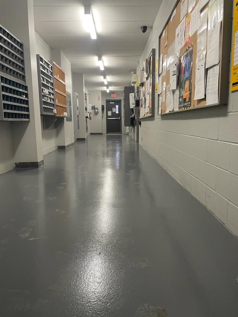Polished Concrete with Grey Colour